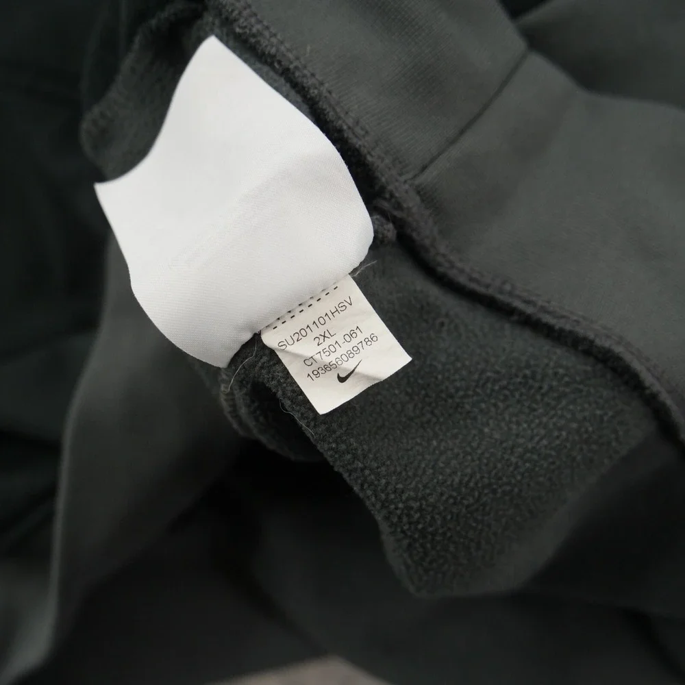 Nike Hoodie Swetshirt Mens 2XL XXL Gray Black Academy 20 Soccer Pullover Hooded